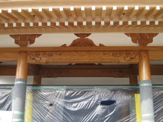 四天王寺,一心寺,地垂木,ケアキ材