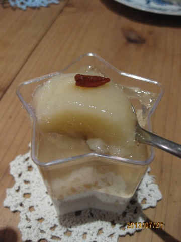 桃のムース