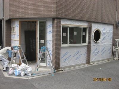 サッシ取付
