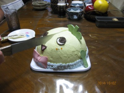 ふなっしーケーキ