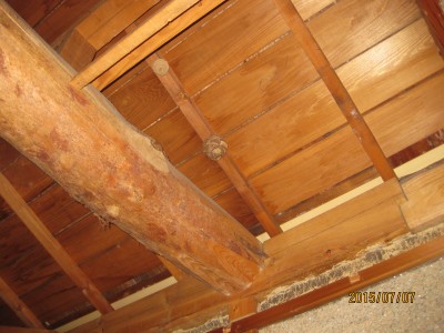 小屋組,丸太組