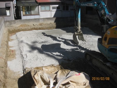 地盤改良工事,表層改良