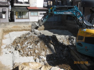 地盤改良工事,表層改良